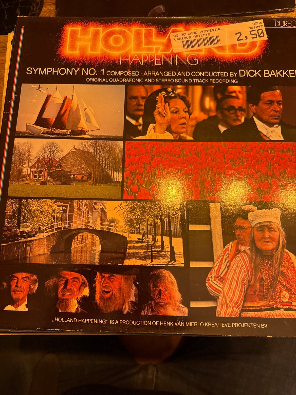 Holland Happening - Symphony No. 1 - Dick Bakker LP, LP, Gebruikt, Overige genres, Ophalen of Verzenden