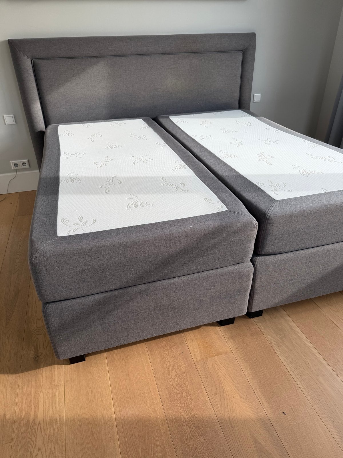 tweepersoons boxspring bed, Ophalen, Gebruikt, Tweepersoons, 180 cm
