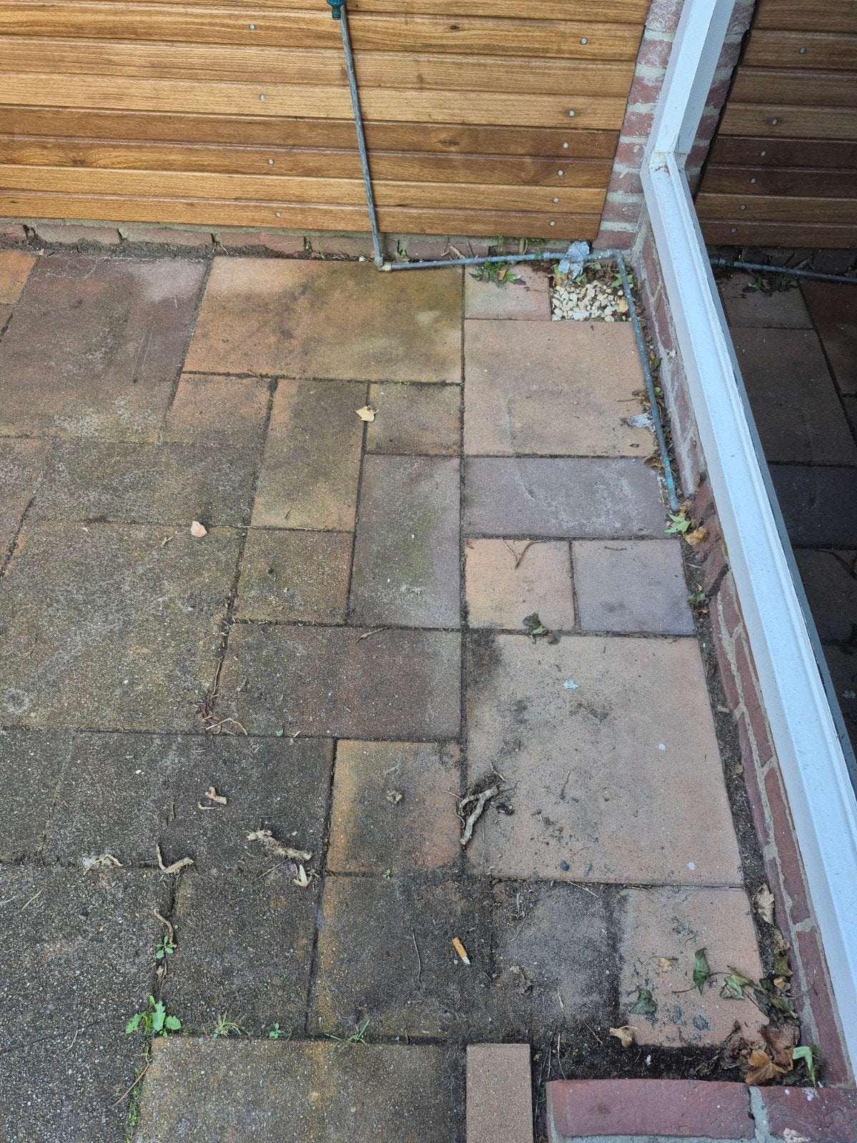 Circa 30 m2 tuintegels gratis af te halen in Zwijndrecht, Ophalen, Gebruikt, Beton, 10 m² of meer