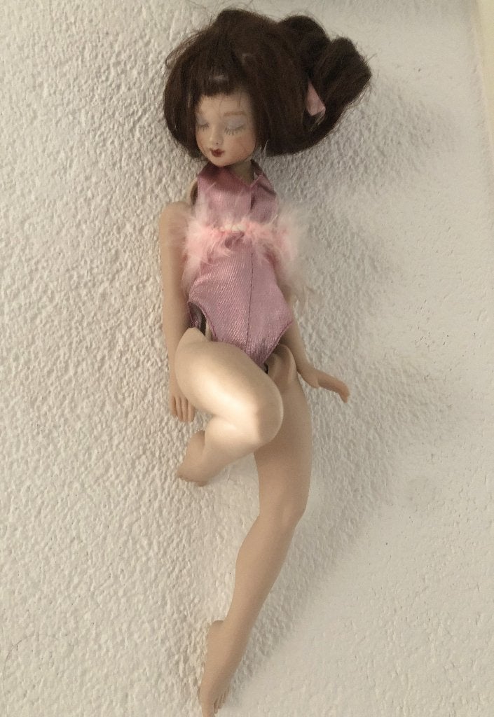 Pop Fairy Doll Porselein 1989 26 cm, Ophalen of Verzenden, Gebruikt, Pop