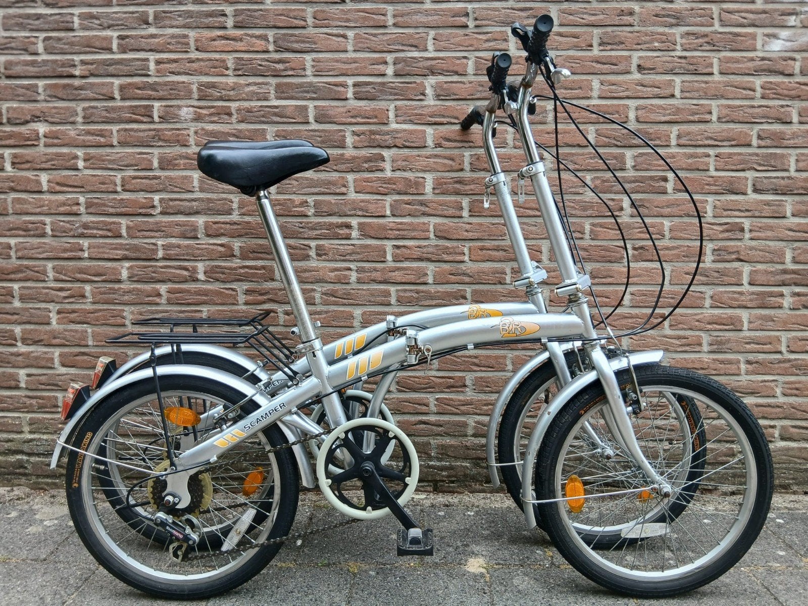 Setje Scamper vouwfietsen; 20 inch + 6 versnellingen., Ophalen, 20 inch of meer, Gebruikt, Versnellingen