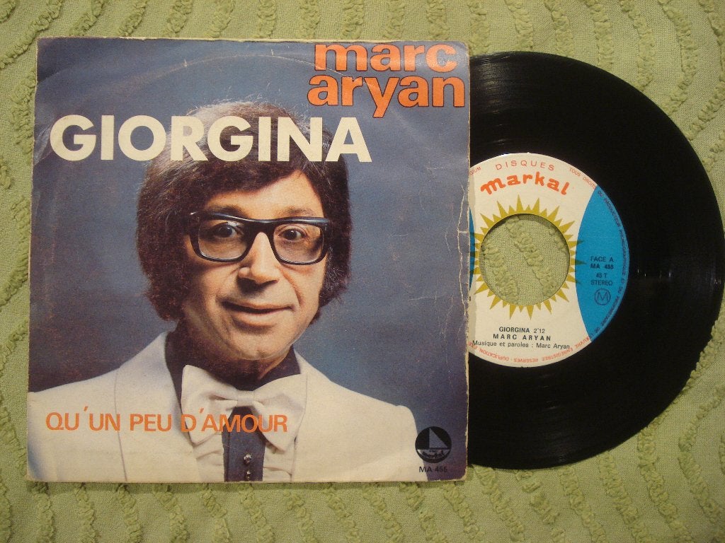 Marc Aryan 7" Vinyl Single: ‘Giorgina’ (België), Cd's en Dvd's, Ophalen of Verzenden, Gebruikt, 7 inch, Pop