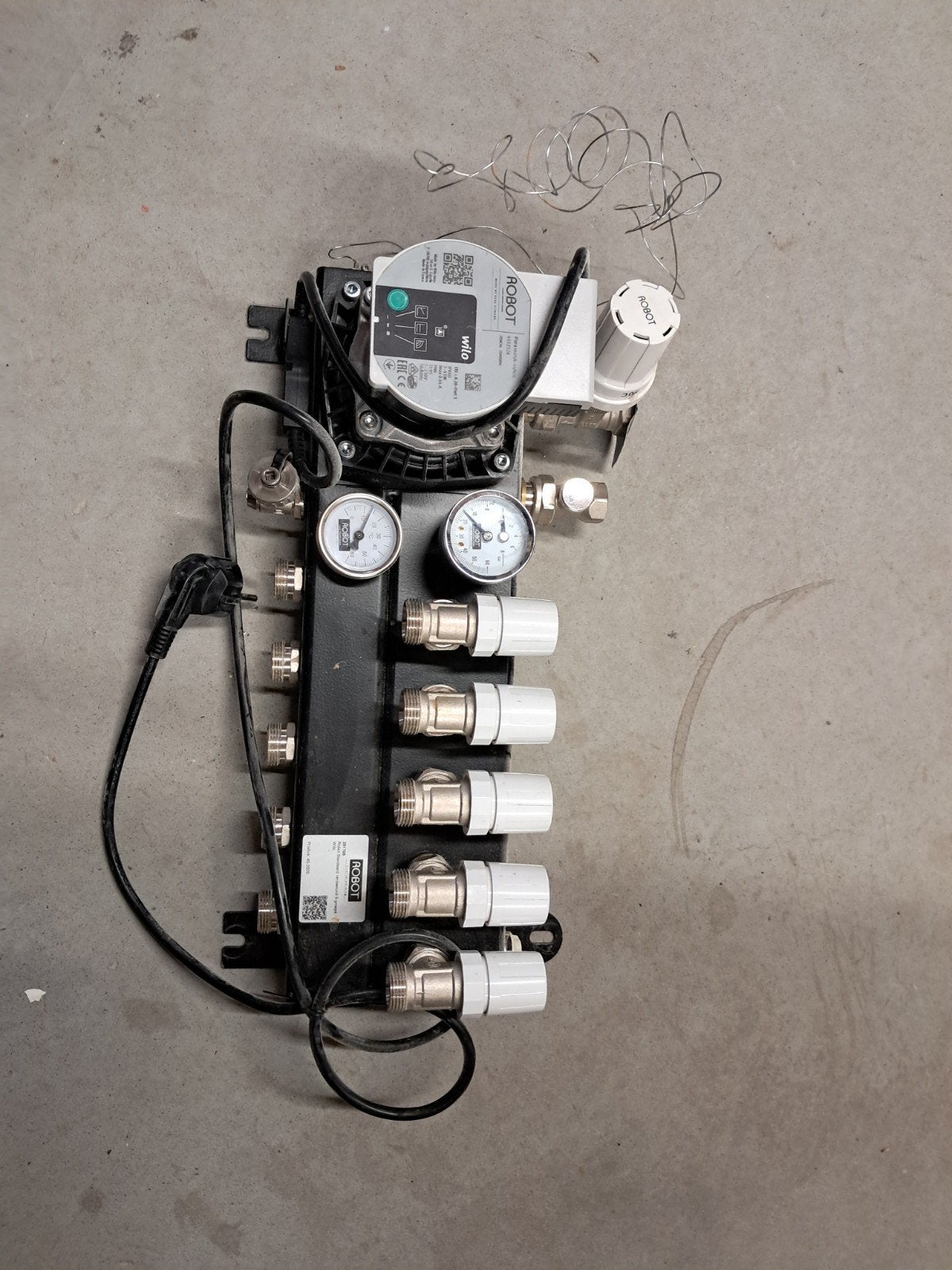 ROBOT Vloerverwarming verdeler 5 groeps met Wilo pomp, Ophalen, 30 tot 80 cm, Gebruikt, Overige typen
