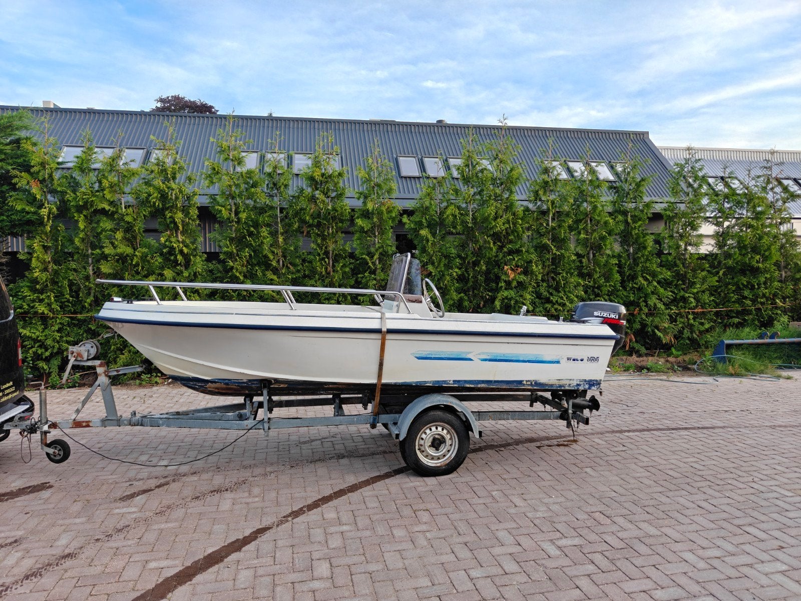 4.80m Consoleboot met Suzuki 25pk buitenboordmotor, Watersport en Boten, Overige merken, Gebruikt, Tot 1.00 meter, Ophalen of Verzenden