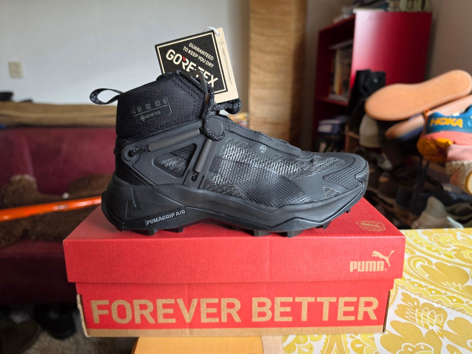Puma GoreTex Waterdicht Wandelschoenen Bergschoenen maat 37, Zwart, Nieuw, Wandelschoenen, Puma