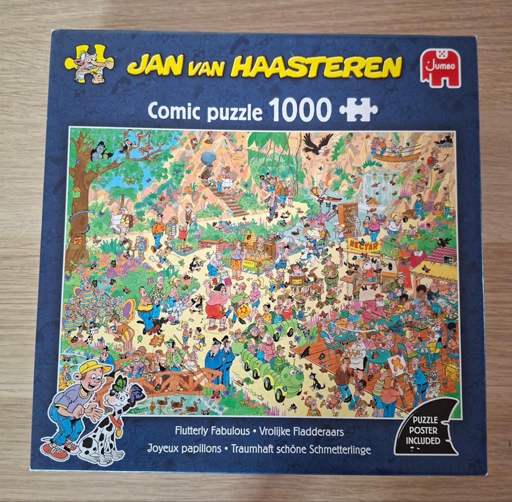 Jan van Haasteren 1000 stukjes, Ophalen, 500 t/m 1500 stukjes, Zo goed als nieuw