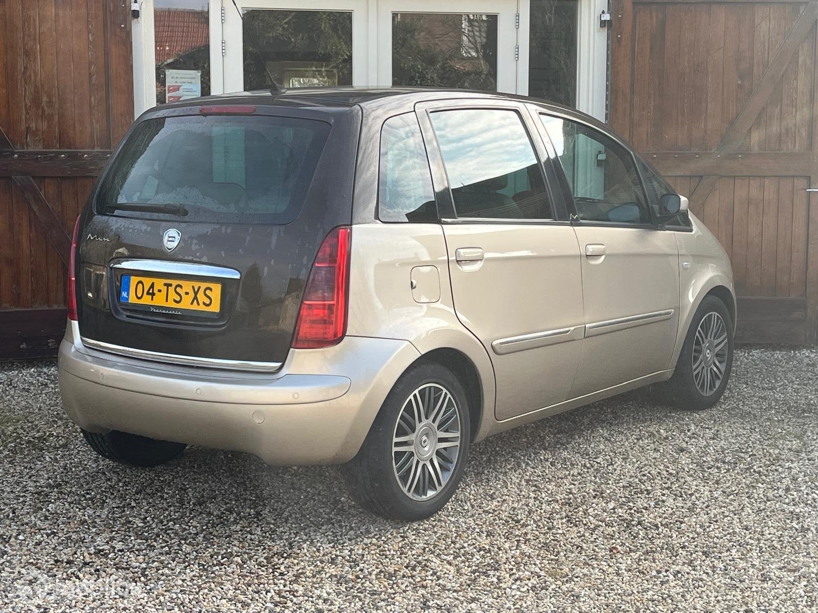 Lancia Musa 1.4-16V Platino+ DFN Automaat BiColore, Auto's, 15 km/l, Gebruikt, Beige, 400 kg