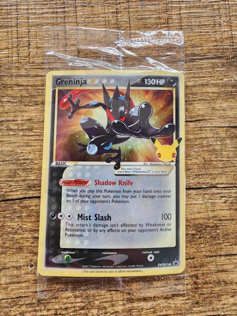 Pokemon Celebrations greninja nieuw in seal awsh144, Ophalen of Verzenden, Nieuw, Losse kaart