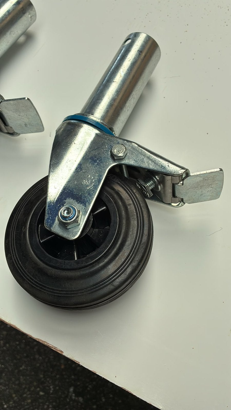 Set van 4 nieuwe steigerwielen 125 mm, Ophalen of Verzenden, Nieuw, Rolsteiger of Kamersteiger