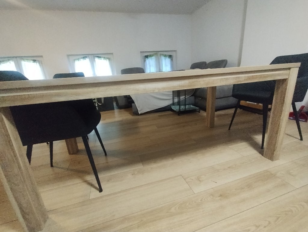 Eettafel, Ophalen, 50 tot 100 cm, Zo goed als nieuw, 150 tot 200 cm