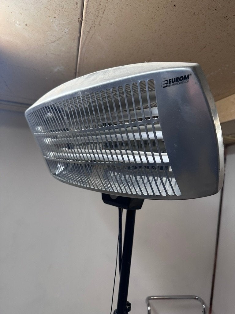 Eurom staande terrasverwarmer, Ophalen, Gebruikt, Elektrisch