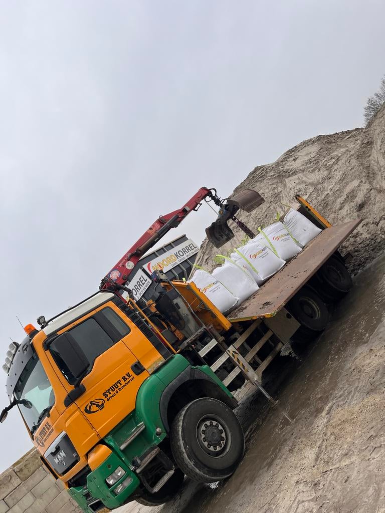 Levering en afvoer van grond, zand, groenafval, Tuin en Terras, Grind, Keien en Split, Overige materialen, Overige typen, Ophalen of Verzenden