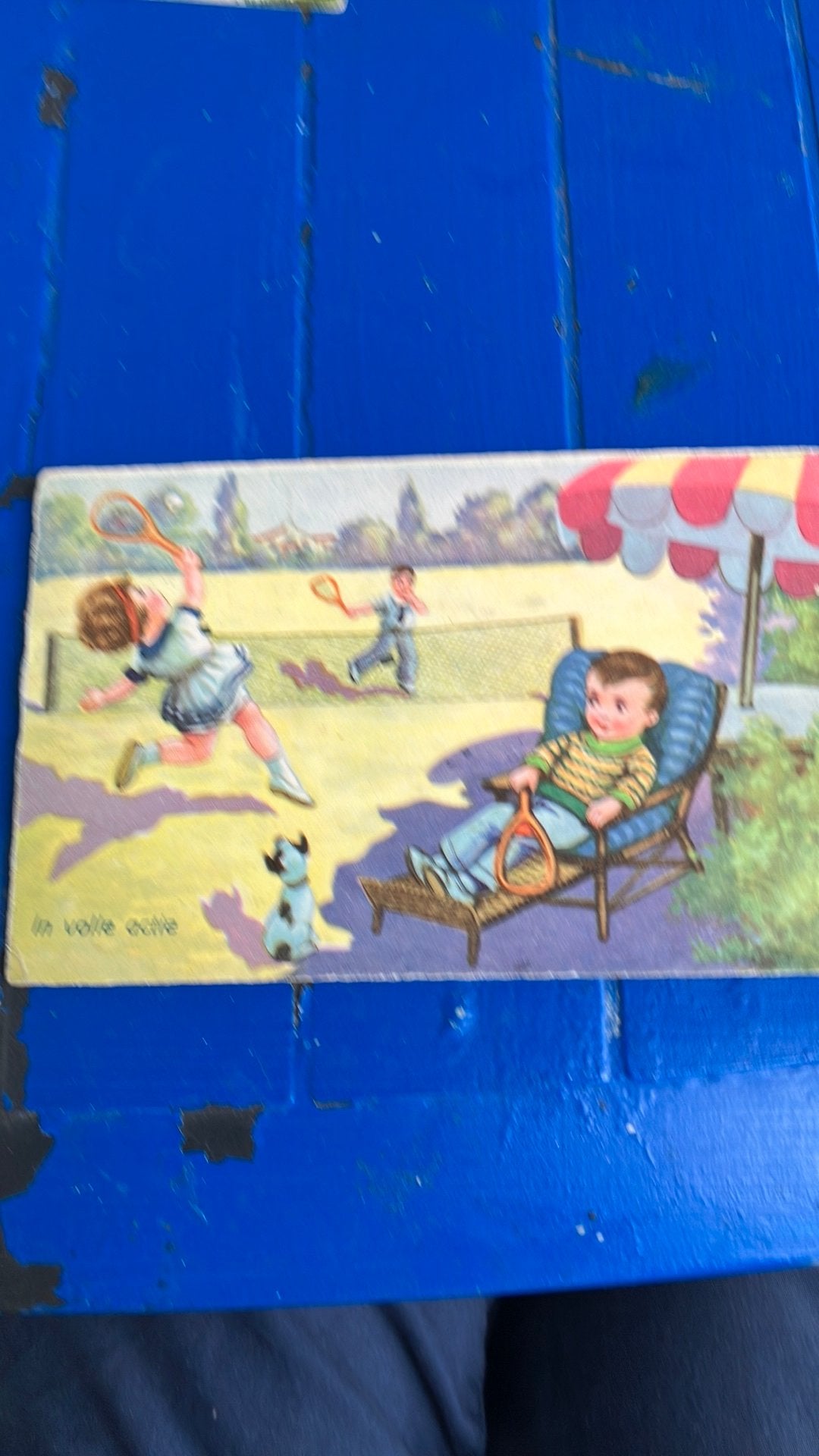 Tennis in 1928! Was voor de elite! Niet voor Jan en allemaal, Ophalen of Verzenden, 1920 tot 1940, Gelopen, Noord-Holland
