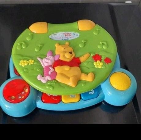 VTech Winnie de Poeh Ontdek & Leer Laptop, Ophalen of Verzenden, Gebruikt, Taal en Lezen, Met licht