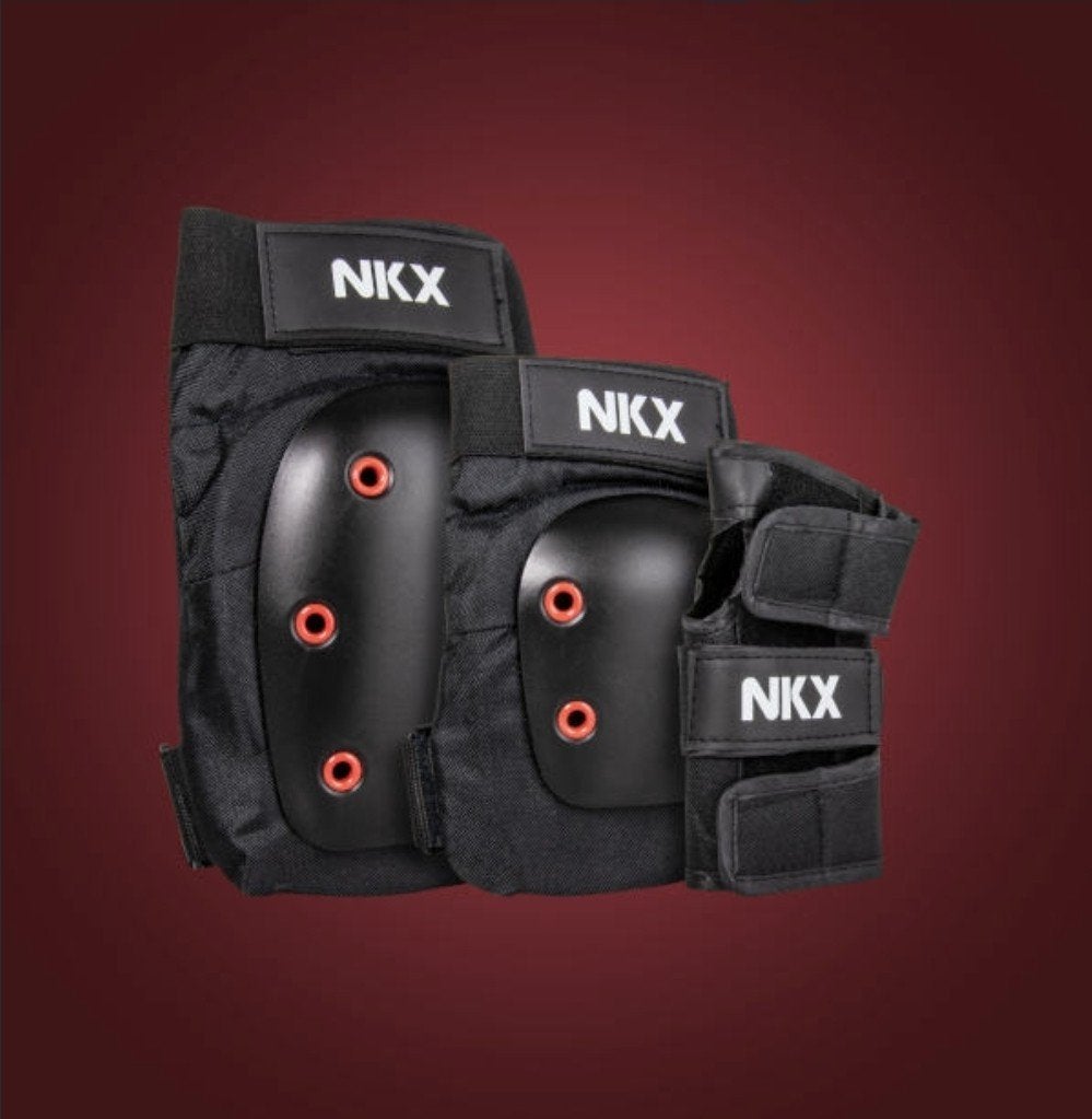 NKX 3-Delig Pro Beschermingsset - Knie, Elleboog en pols, Overige merken, Verstelbaar, Kinderen, Ophalen of Verzenden