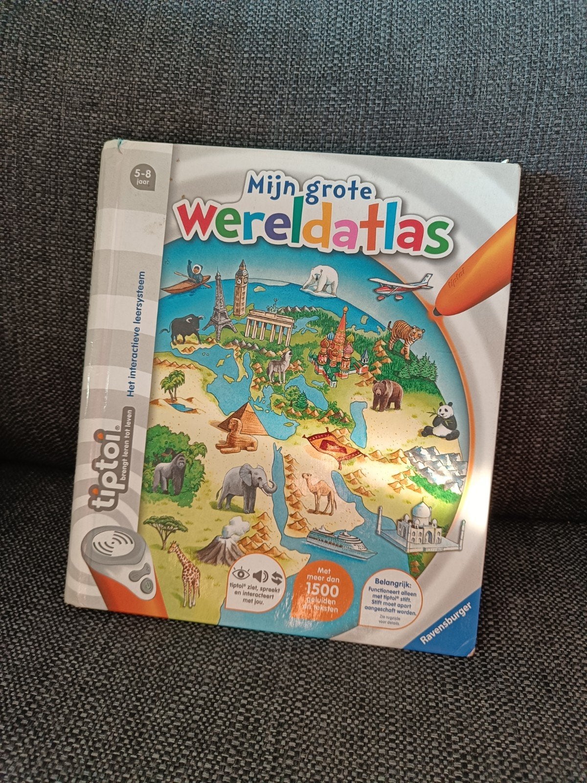 Mijn Grote Wereldatlas - Interactief met Tiptoi, Ophalen of Verzenden, Zo goed als nieuw