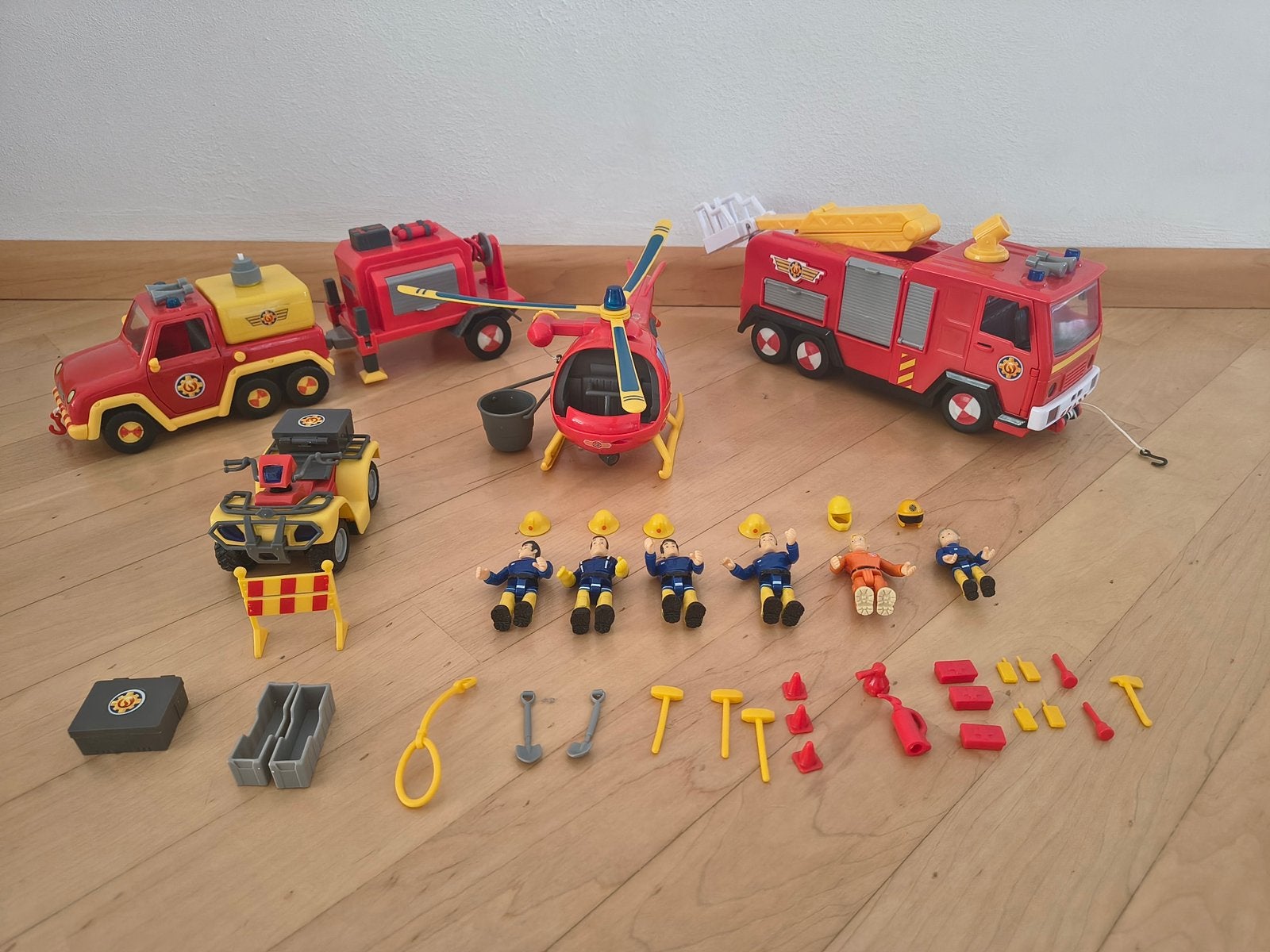 Brandweerman sam, Ophalen, Gebruikt