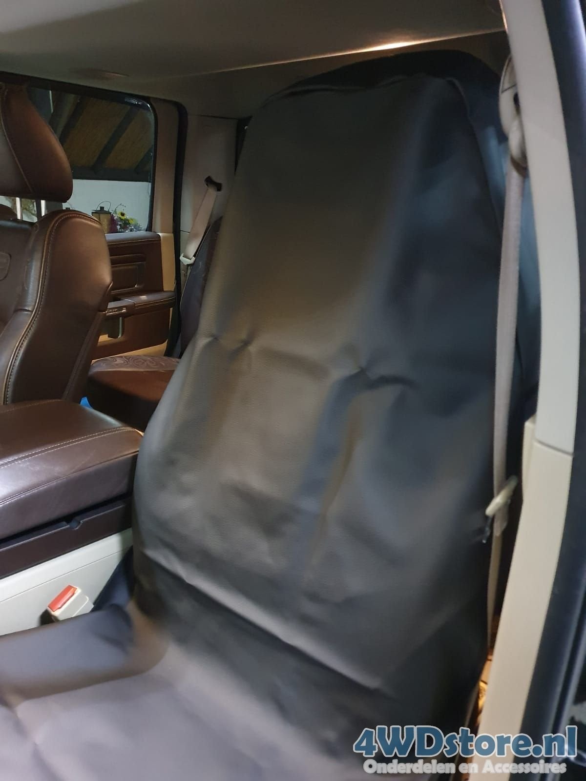 Stoelhoes / Werkhoes Dodge Ram Zwart Bio Leer 2009 t/m 2019, -, Overige automerken, -, Nieuw