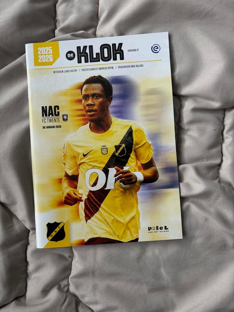 Programmaboekje NAC - FC Twente 30 januari 2026, Ophalen of Verzenden, Zo goed als nieuw