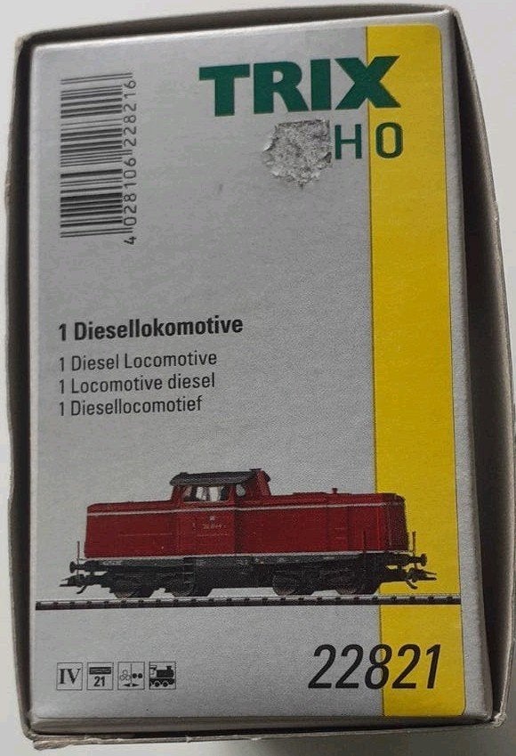 Trix 22821. Dieselloc 212 074-9. analoog. orginele doos., Trix, Ophalen of Verzenden, Zo goed als nieuw, Analoog