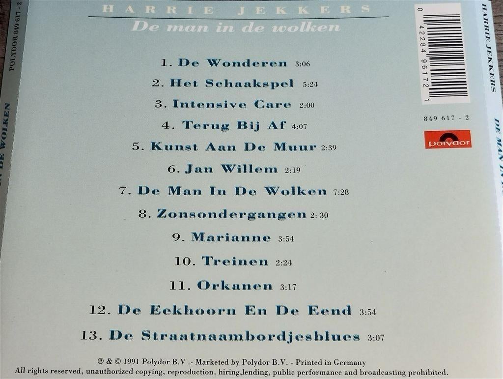 Harrie Jekkers - De Man In De Wolken, Ophalen of Verzenden, Gebruikt