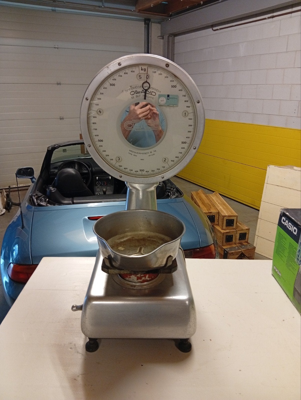 Vintage Oland De Bilt Holland weegschaal 10 kg, Ophalen