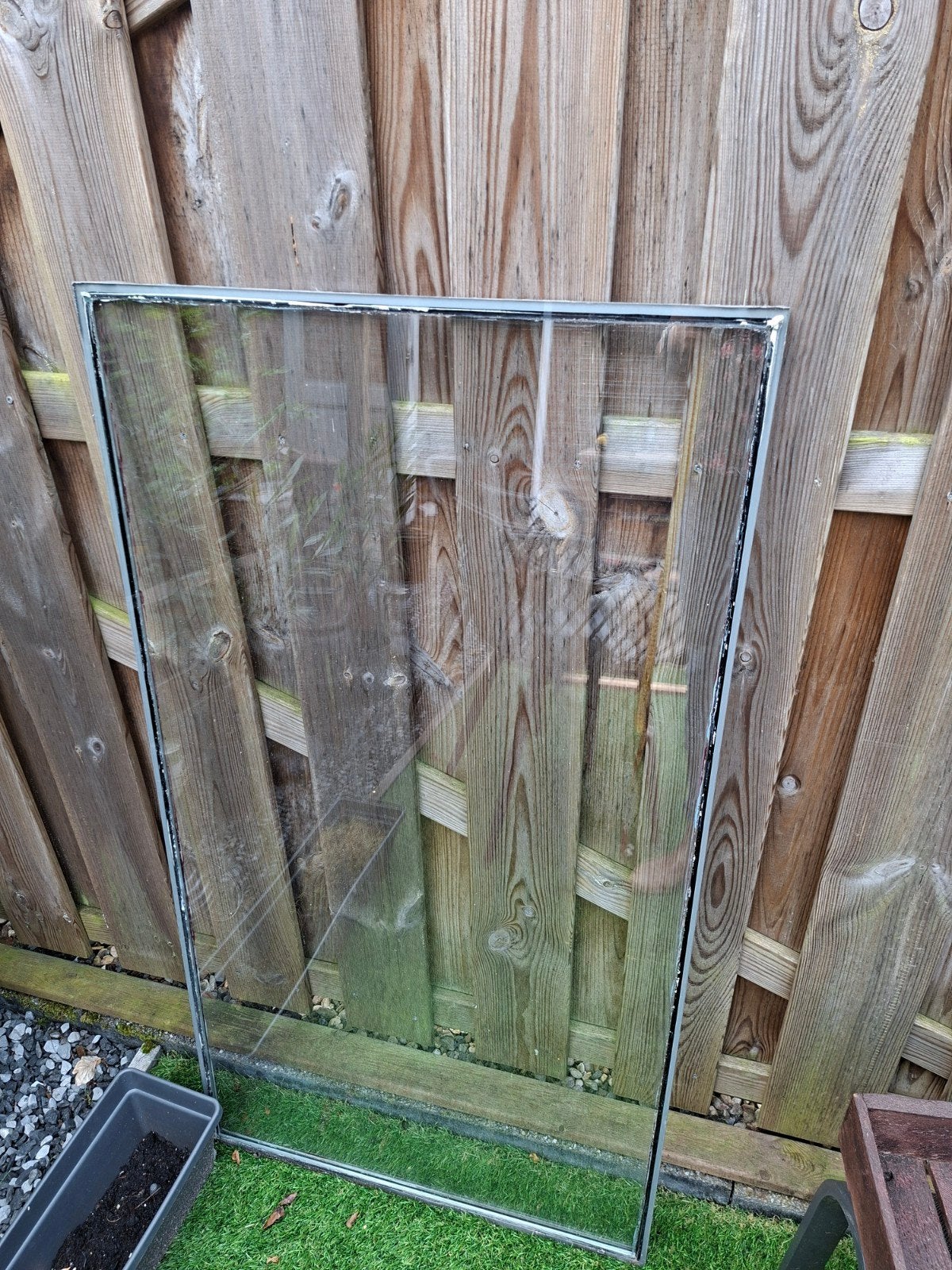 Ruit dubbelglas, Doe-het-zelf en Verbouw, Glas en Ramen, Gevelraam of Ruit, Gebruikt, Minder dan 80 cm, Ophalen of Verzenden