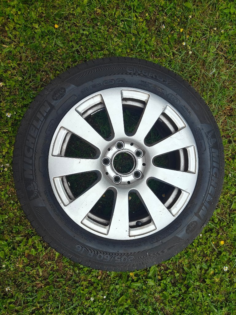 Set van 4 winterbanden met alu spakenvelgen, Ophalen, Gebruikt, 16 inch, Banden en Velgen