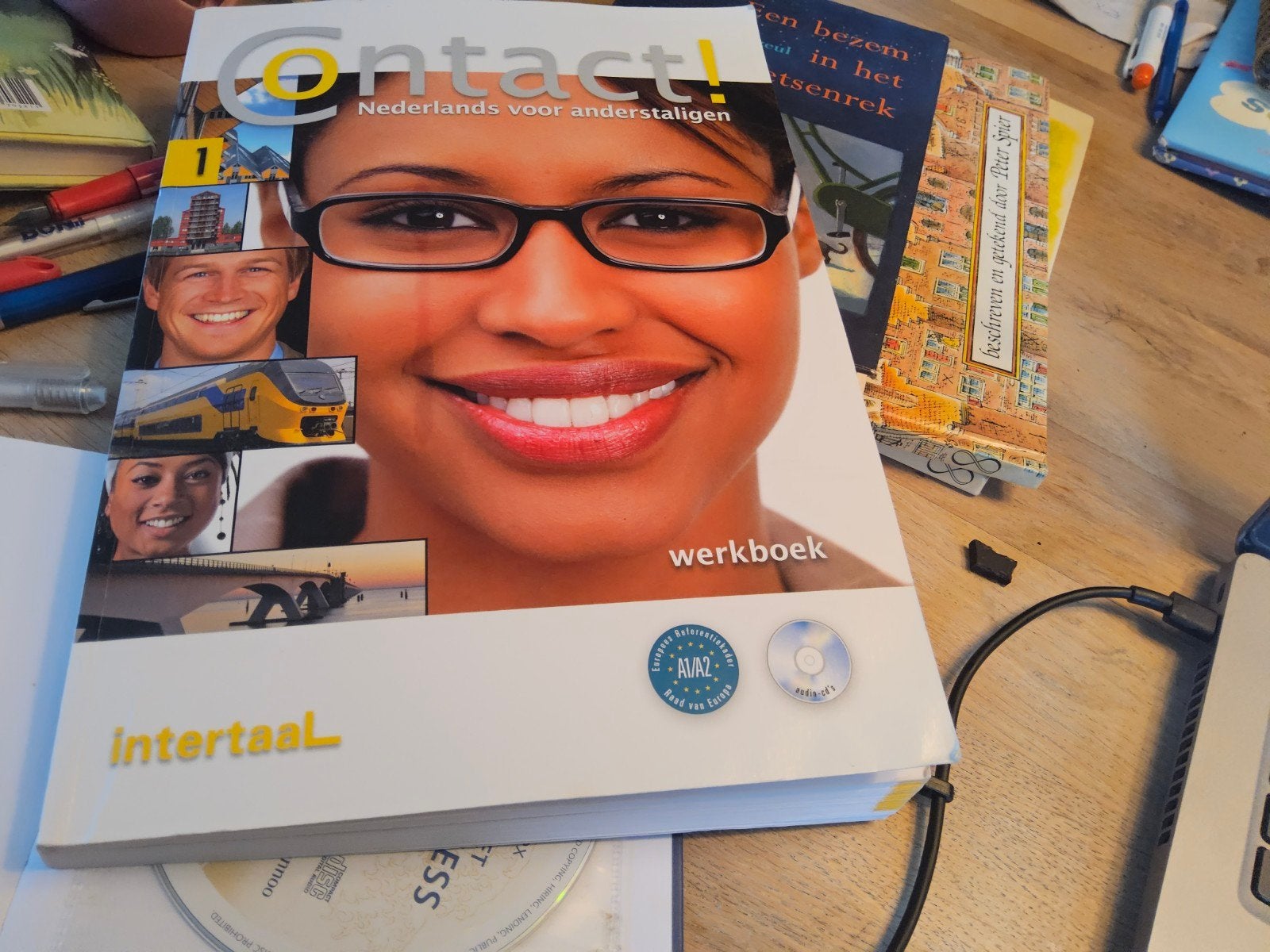 Contact! Werkboek 1 Nederlands voor anderstaligen + CD, Boeken, Ophalen of Verzenden, Alpha, Zo goed als nieuw, Overige niveaus