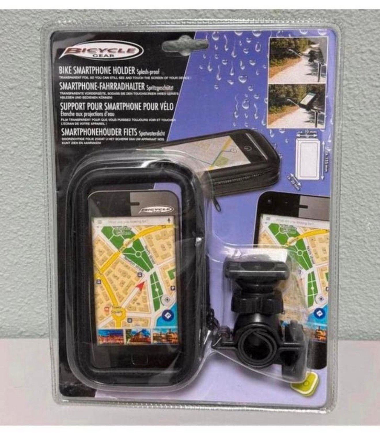 Fiets telefoonhouder smartphone houder stevig waterdicht GPS, Fiets, Nieuw, Ophalen of Verzenden, H