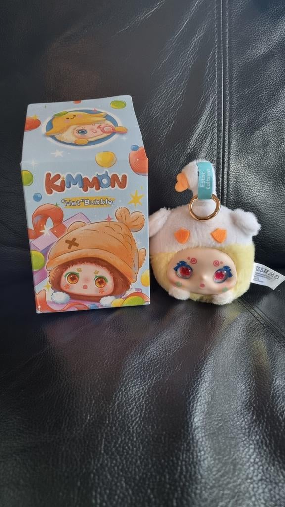 Kimmon "Hat" Bubble knuffel eend sleutelhanger, Ophalen of Verzenden, Zo goed als nieuw, Eend