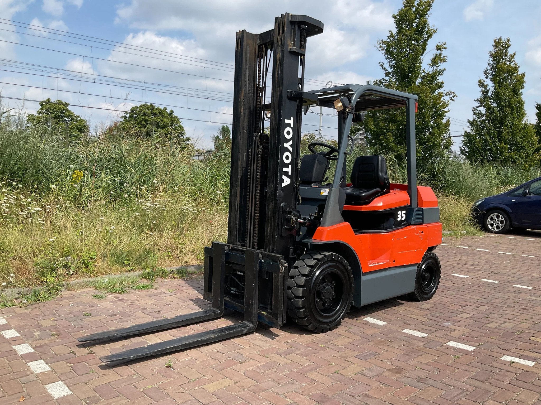Toyota 7FBJ35 3500KG 5.50METER HEFTRUCK, Zakelijke goederen, Machines en Bouw | Heftrucks en Intern transport, 3000 tot 4000 kg
