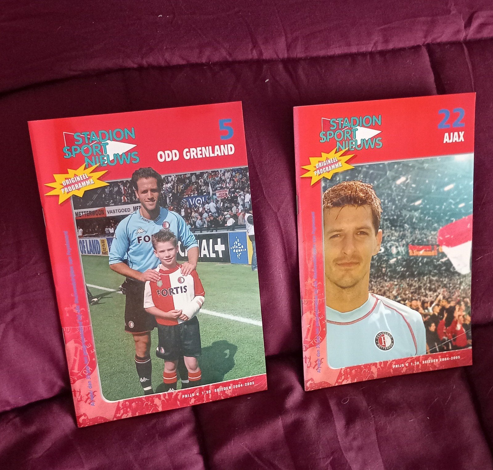 Stadion Sport Nieuws : Odd Grenland & Ajax (2004-2005), Verzenden, Gebruikt, Feyenoord, Boek of Tijdschrift