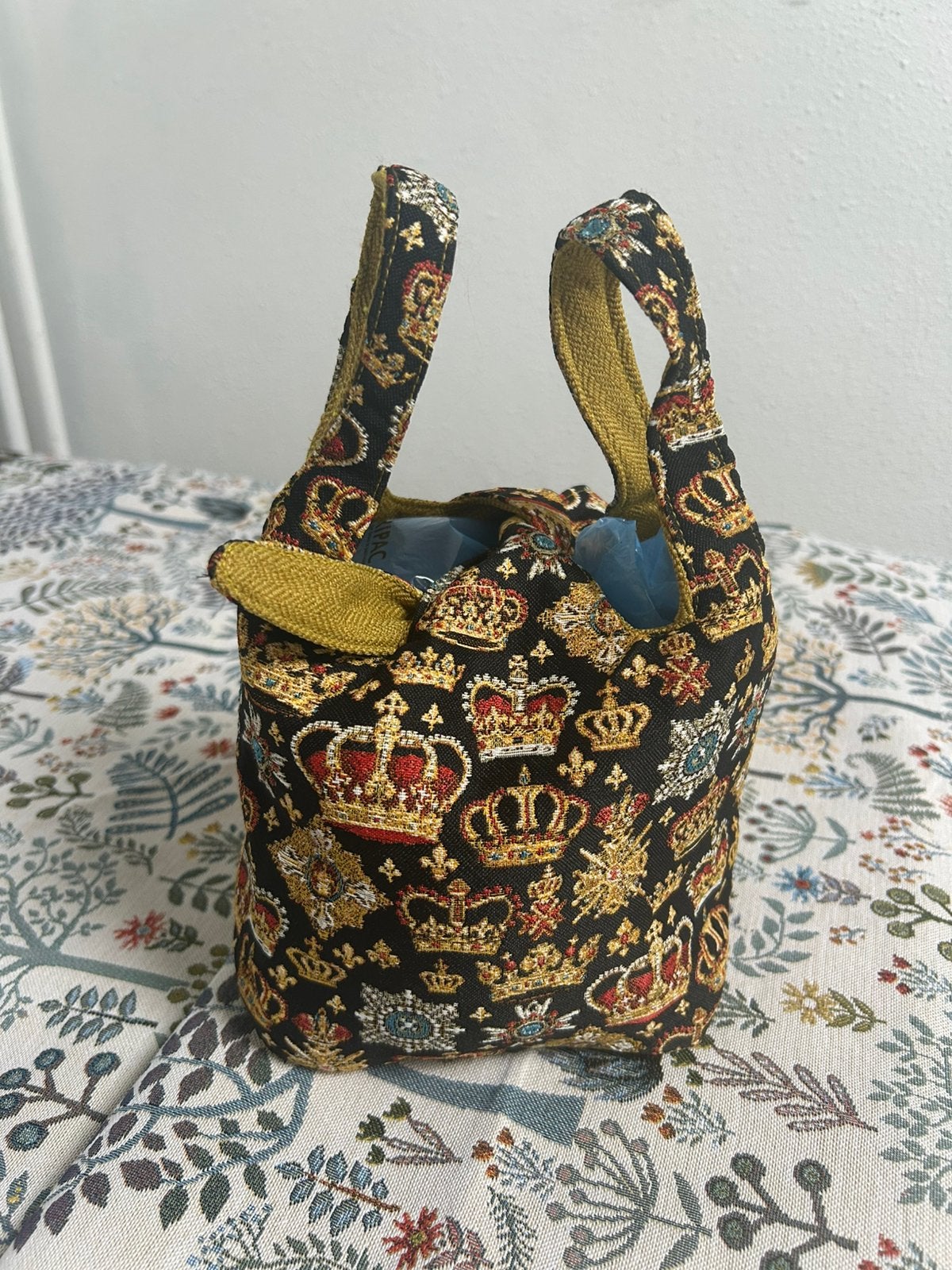 Mini tasje gobelin Kronen handgemaakt, Ophalen of Verzenden, Nieuw