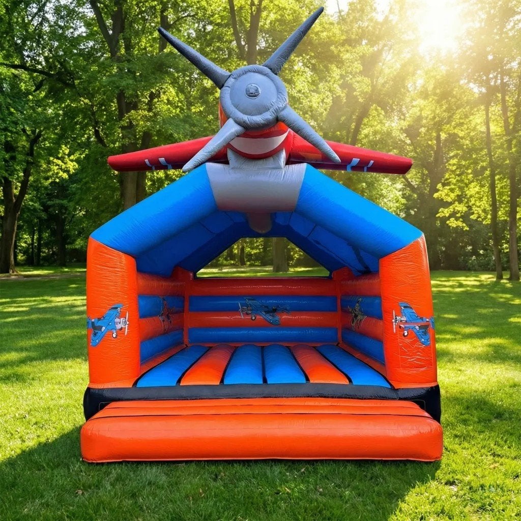 Airplane springkussen van 6,2 x 5 meter te huur, Ophalen of Verzenden, Nieuw, Overige