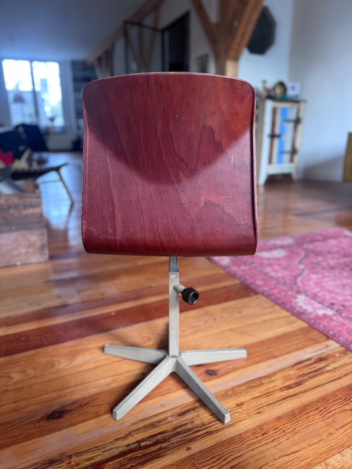 vintage Pagholz stoel, Ophalen of Verzenden, Zo goed als nieuw, Hout, 50 tot 75 cm