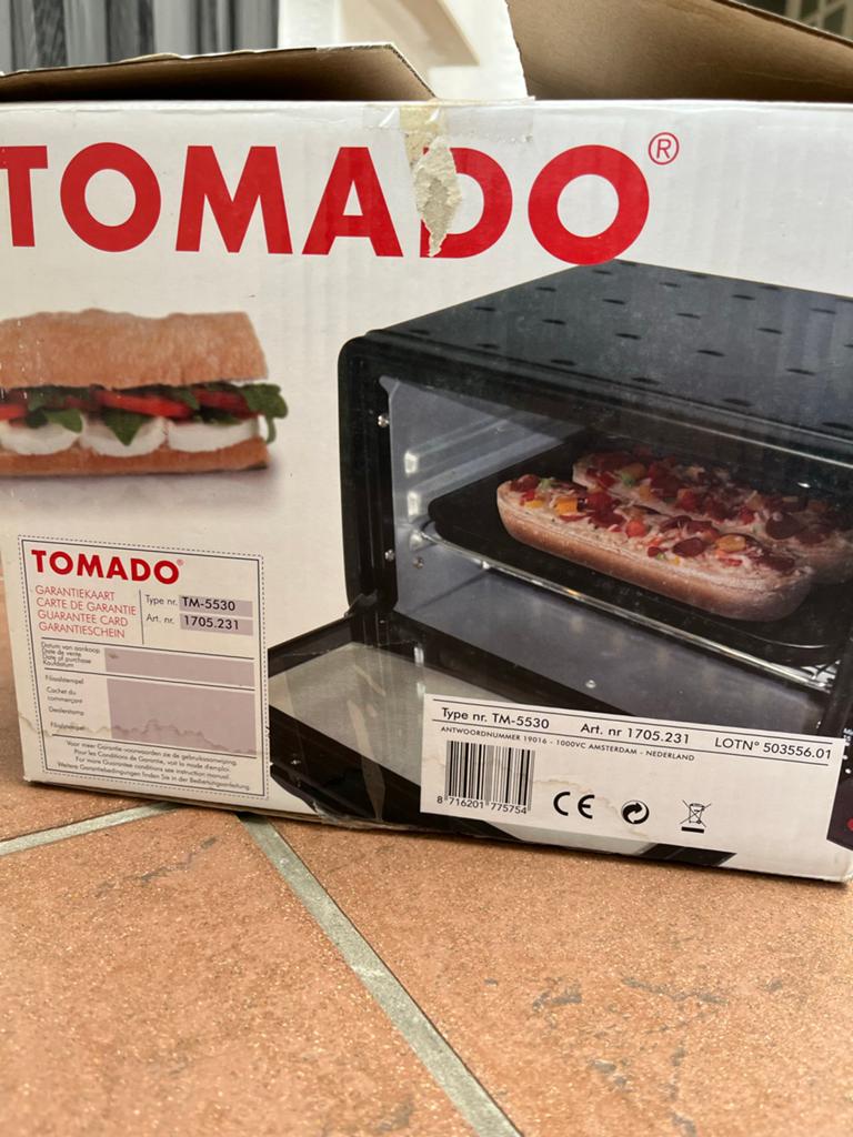Tomado TM 5330 snackoven, Ophalen of Verzenden, Nieuw, Minder dan 45 cm