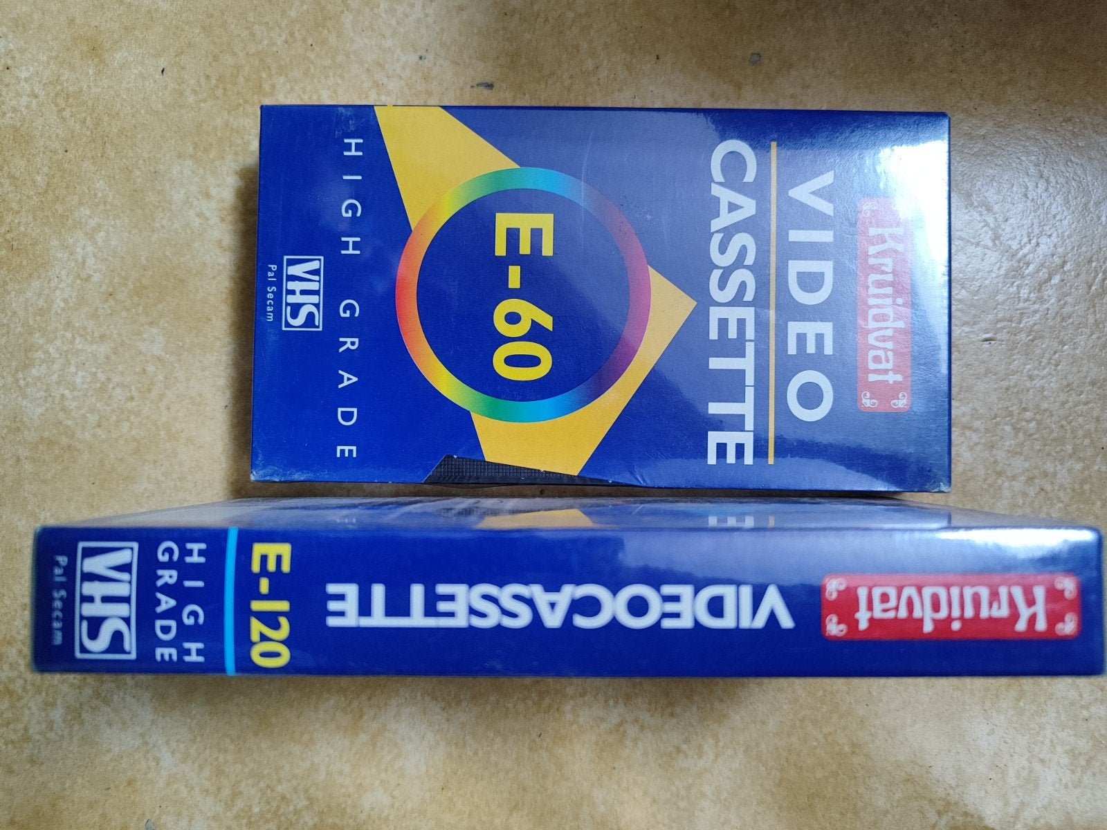 VHS TDK HS180, Sony Premium, Kruidvat E-60/E-120 videobanden, Ophalen of Verzenden, Nieuw in verpakking