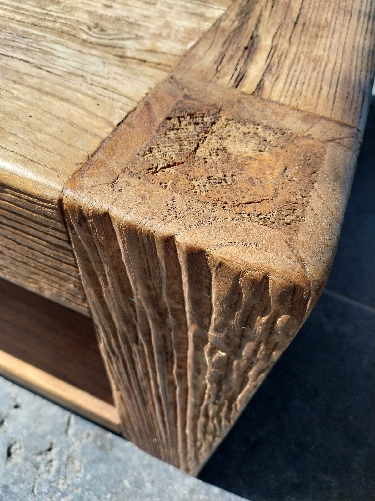 Salontafel  - Oud Chinees Hout, Ophalen, Gebruikt, 50 tot 100 cm, 50 tot 100 cm