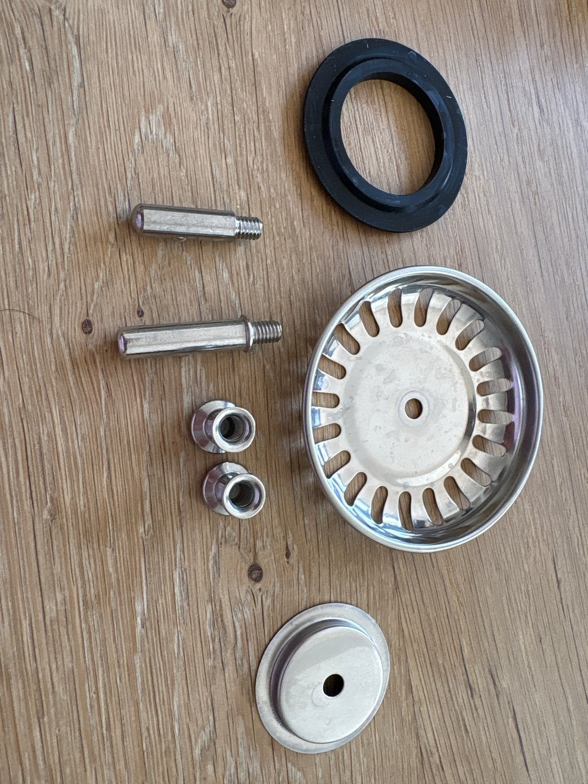 Roestvrijstalen korfplug met 2 pinnen, Ophalen of Verzenden, Nieuw, Rvs, Overige typen