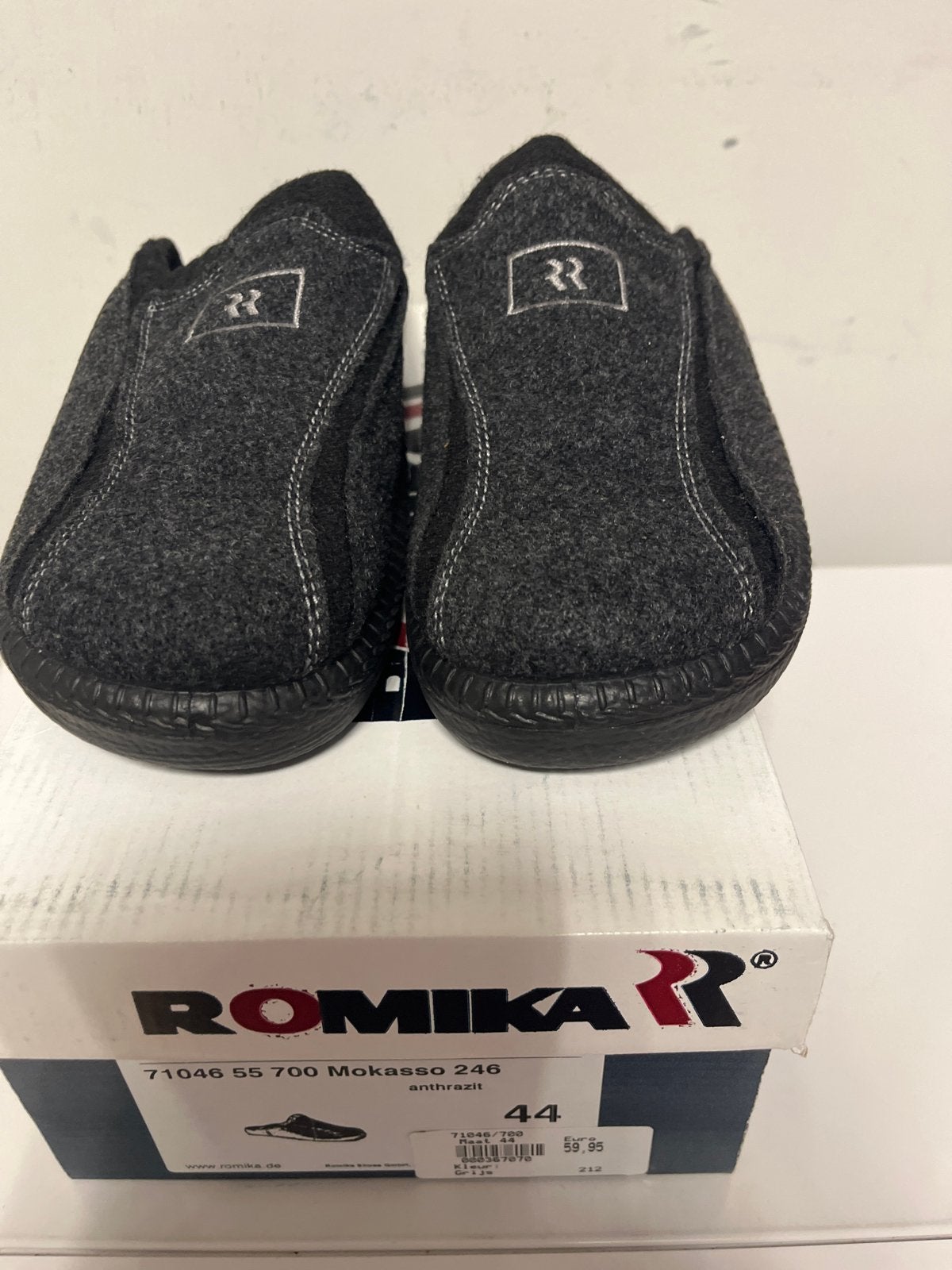 Romika Mokasso 246 pantoffels maat 44 - Nieuw in doos, Kleding | Heren, Schoenen, Overige kleuren, -, Nieuw, Ophalen of Verzenden