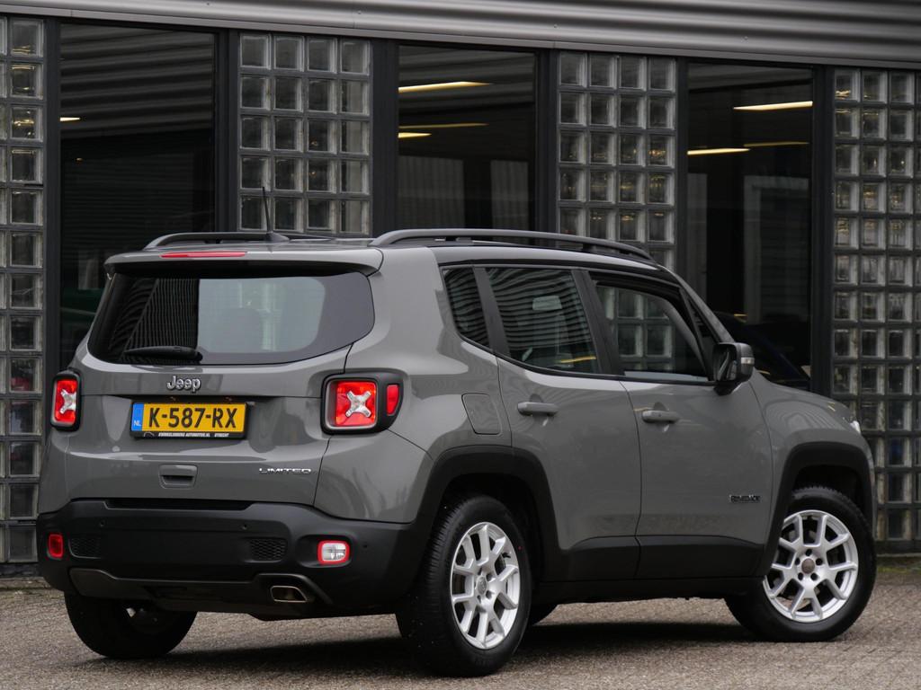 Jeep Renegade 1.3T LIMITED/ AFN. TREKHAAK/ CARPLAY/ PDC V+A/, Auto's, Jeep, Stof, Gebruikt, 4 cilinders, 150 pk