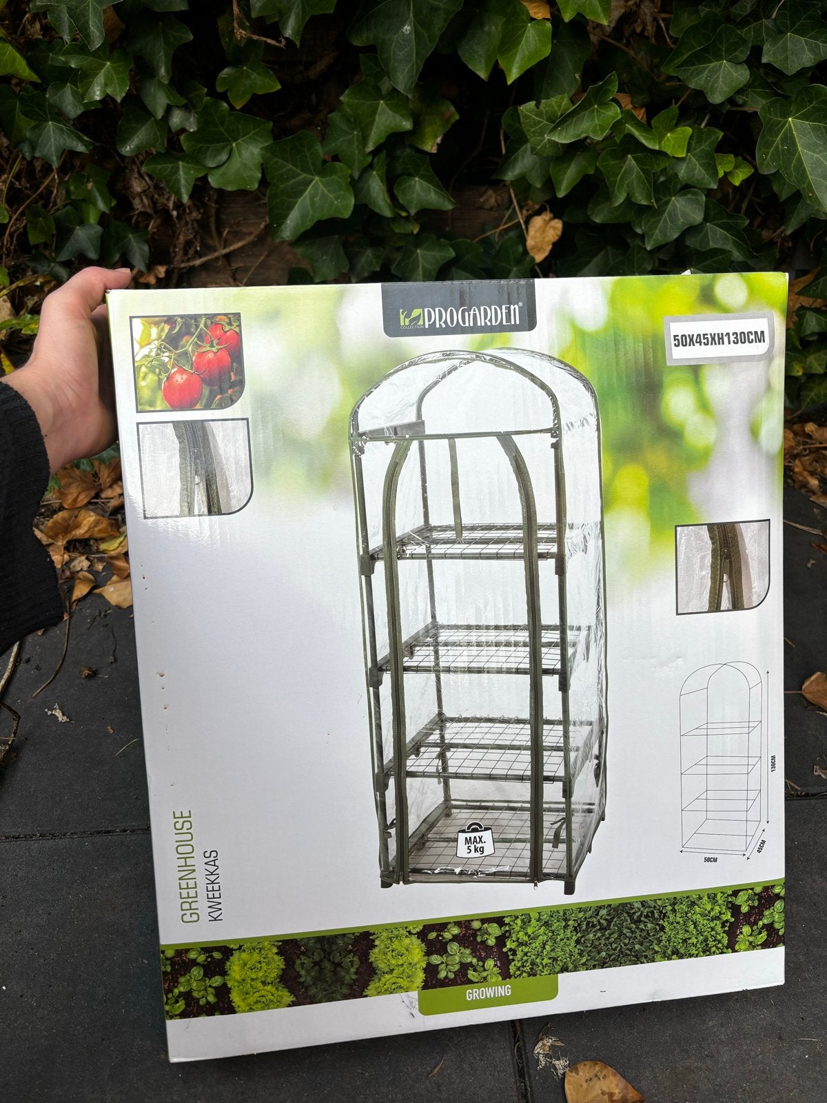 Kweekkas ProGarden 50x45xH130cm - Nieuw in doos, Tuin en Terras, Ophalen, Nieuw