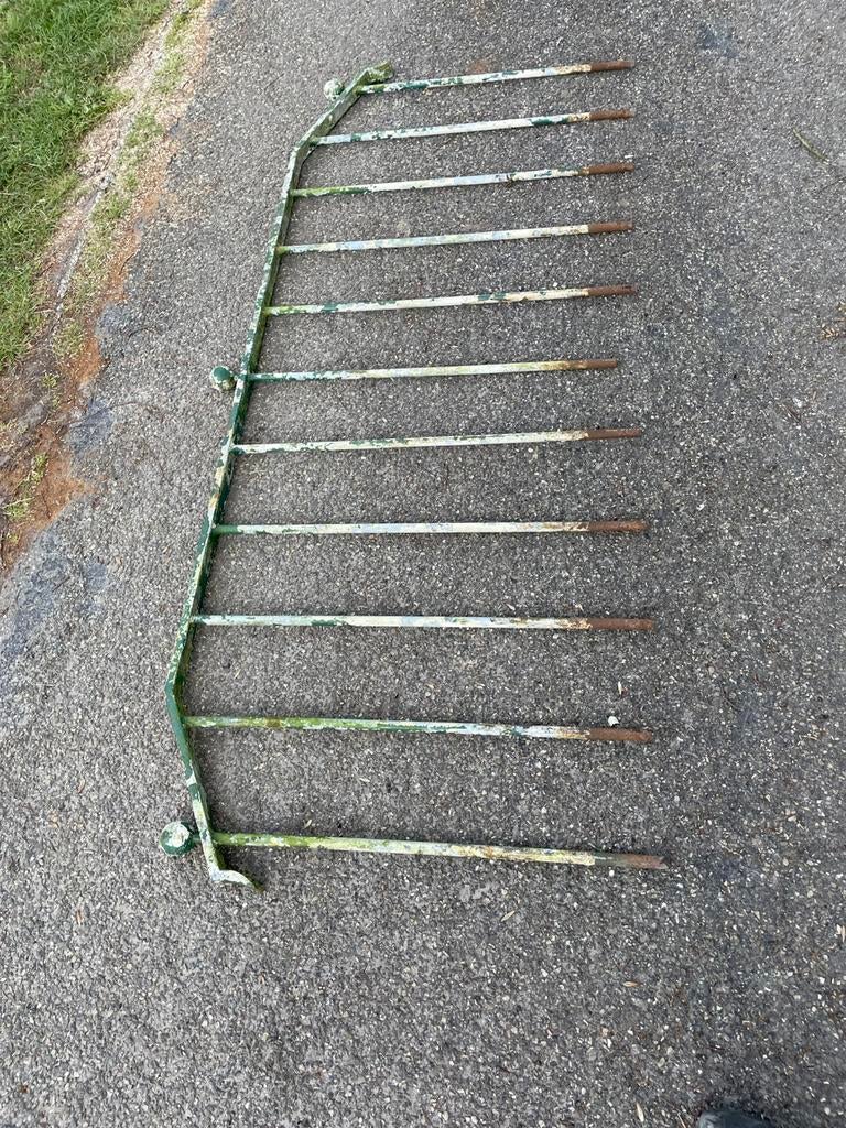 Stalen sier hek / railing, Ophalen, Gebruikt, IJzer, Sierhekwerk