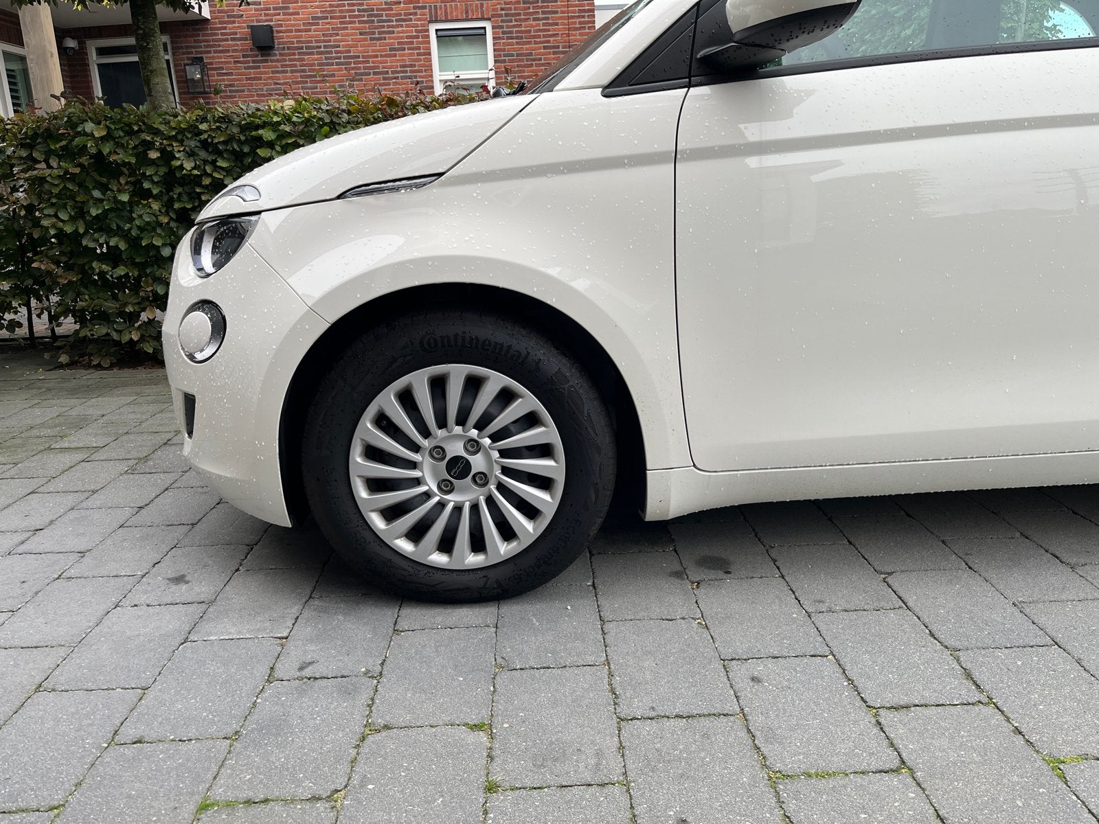 Fiat 500 velgen met Continental banden, Ophalen, Gebruikt, 15 inch, Banden en Velgen