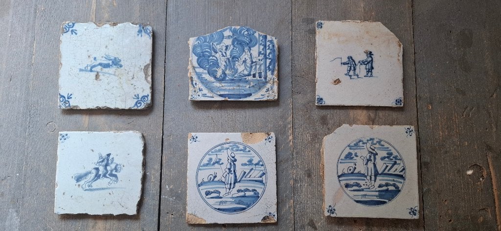 17e en 18e eeuwse tegrls, Antiek en Kunst, Ophalen of Verzenden