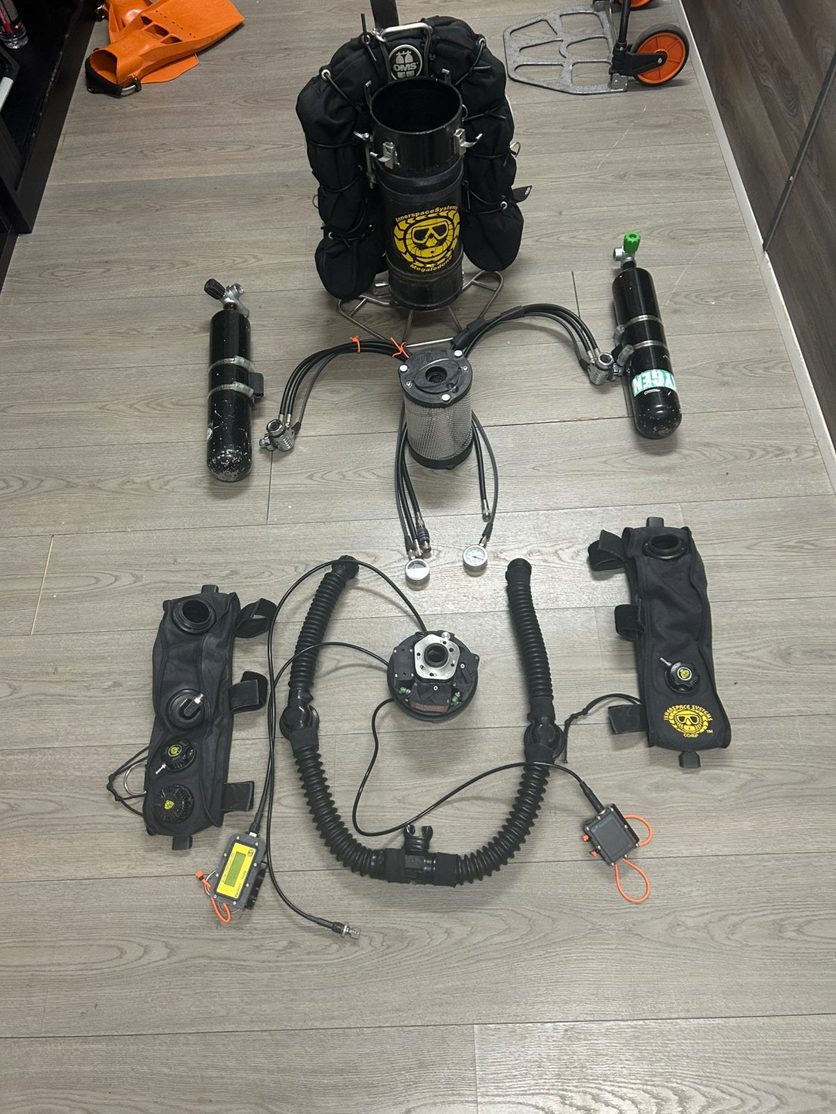 Complete rebreather meg 2.7 classic, Ophalen, Gebruikt
