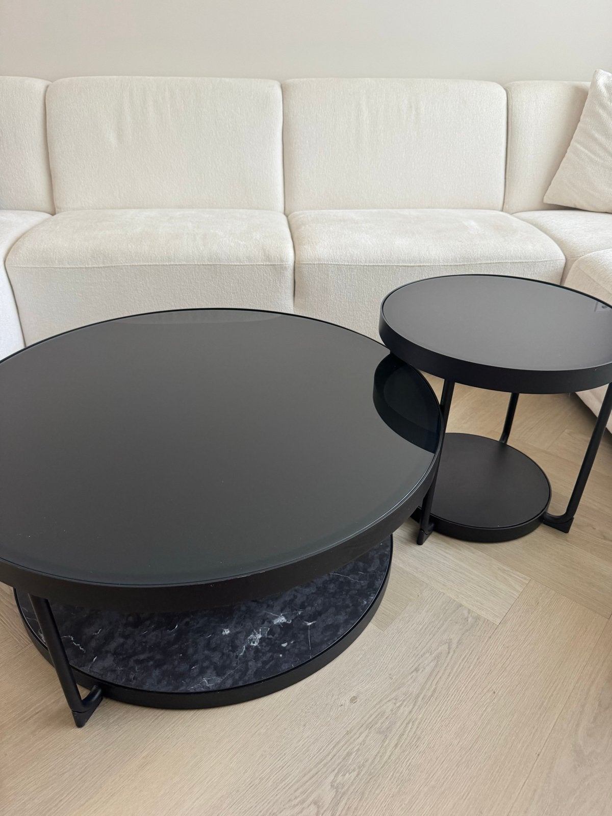 Ikea FRÖTORP SALONTAFEL SET, Ophalen, 50 – 75, Rond, 50 tot 100 cm