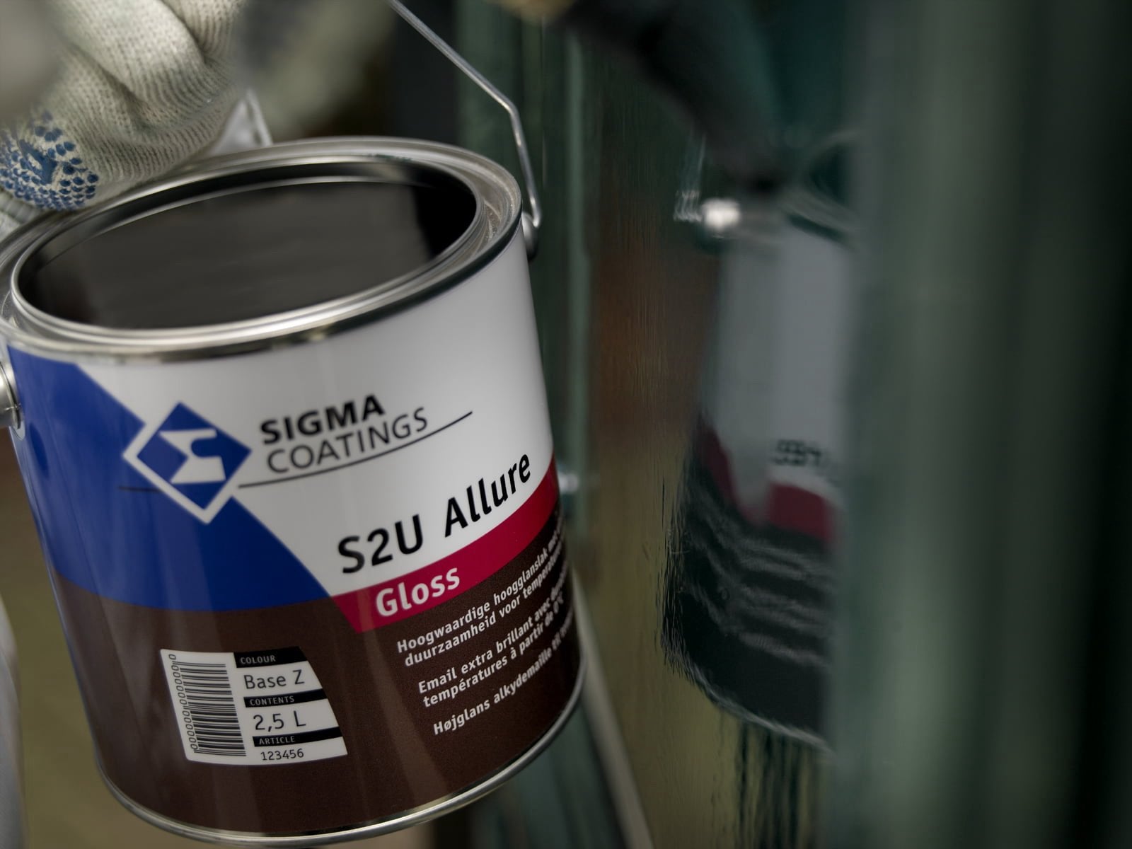 Sigma Allure Gloss ral 9002 nieuw, Doe-het-zelf en Verbouw, Ophalen of Verzenden, Zo goed als nieuw, Wit