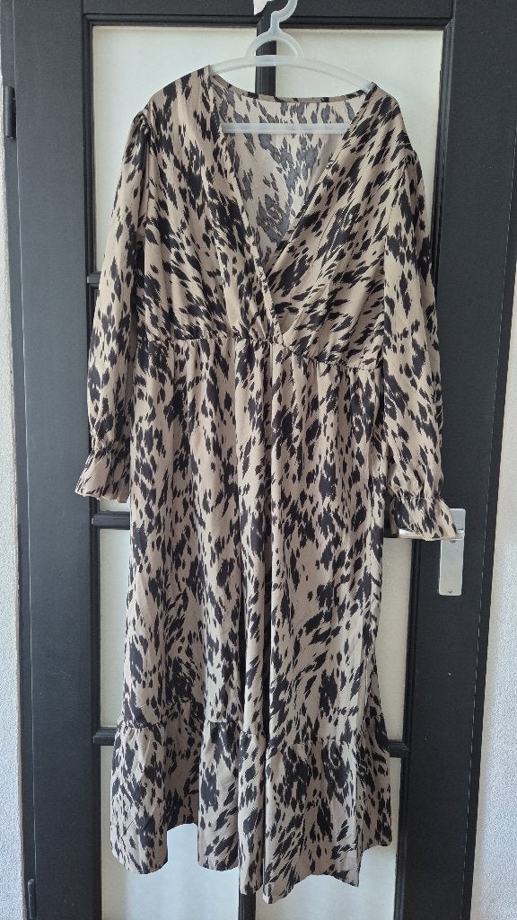 4xl Jurk, Blauw, Maat 46/48 (XL) of groter, Ophalen of Verzenden, Zo goed als nieuw